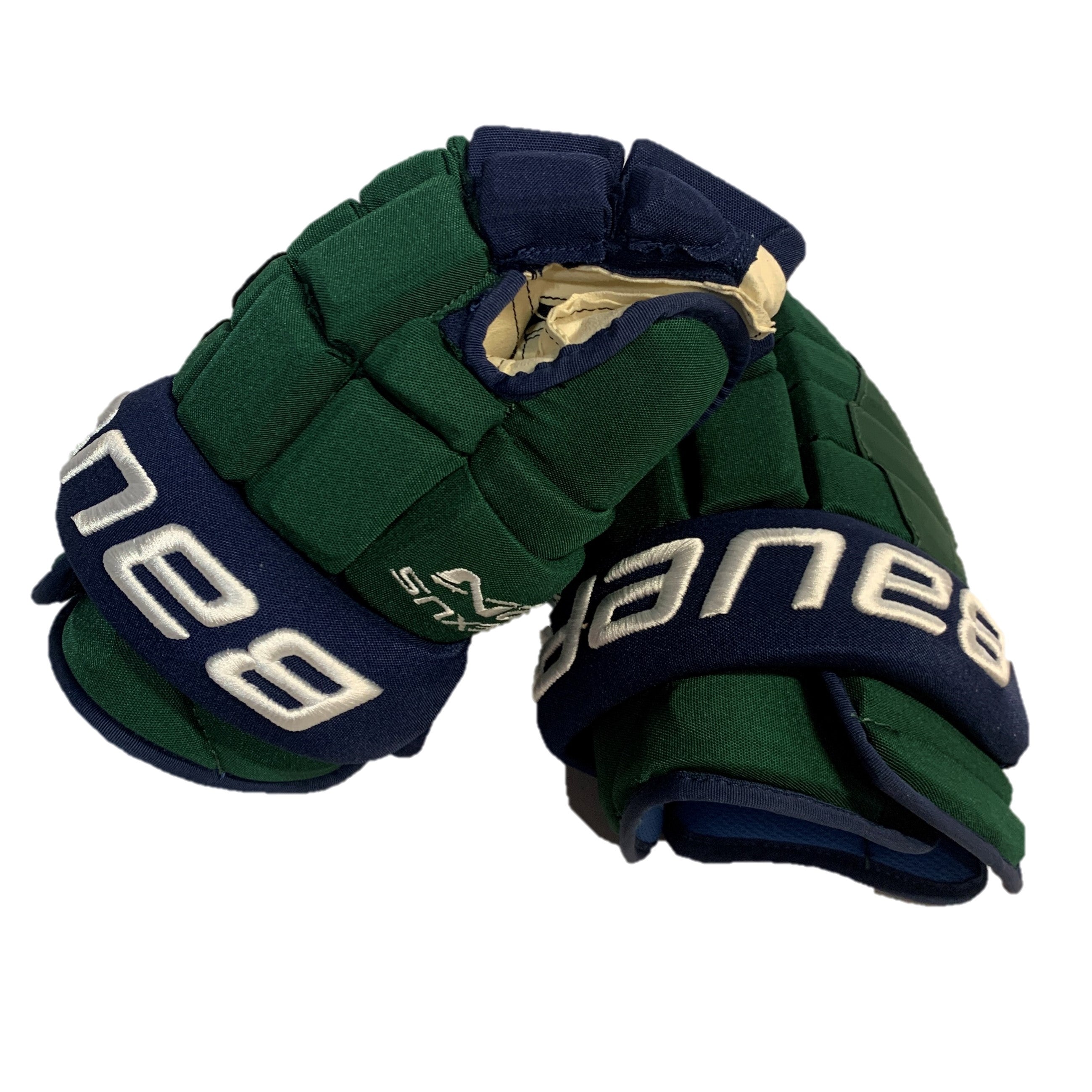 Bauer Nexus 2N - Gants NCAA Pro Stock (vert/bleu)
